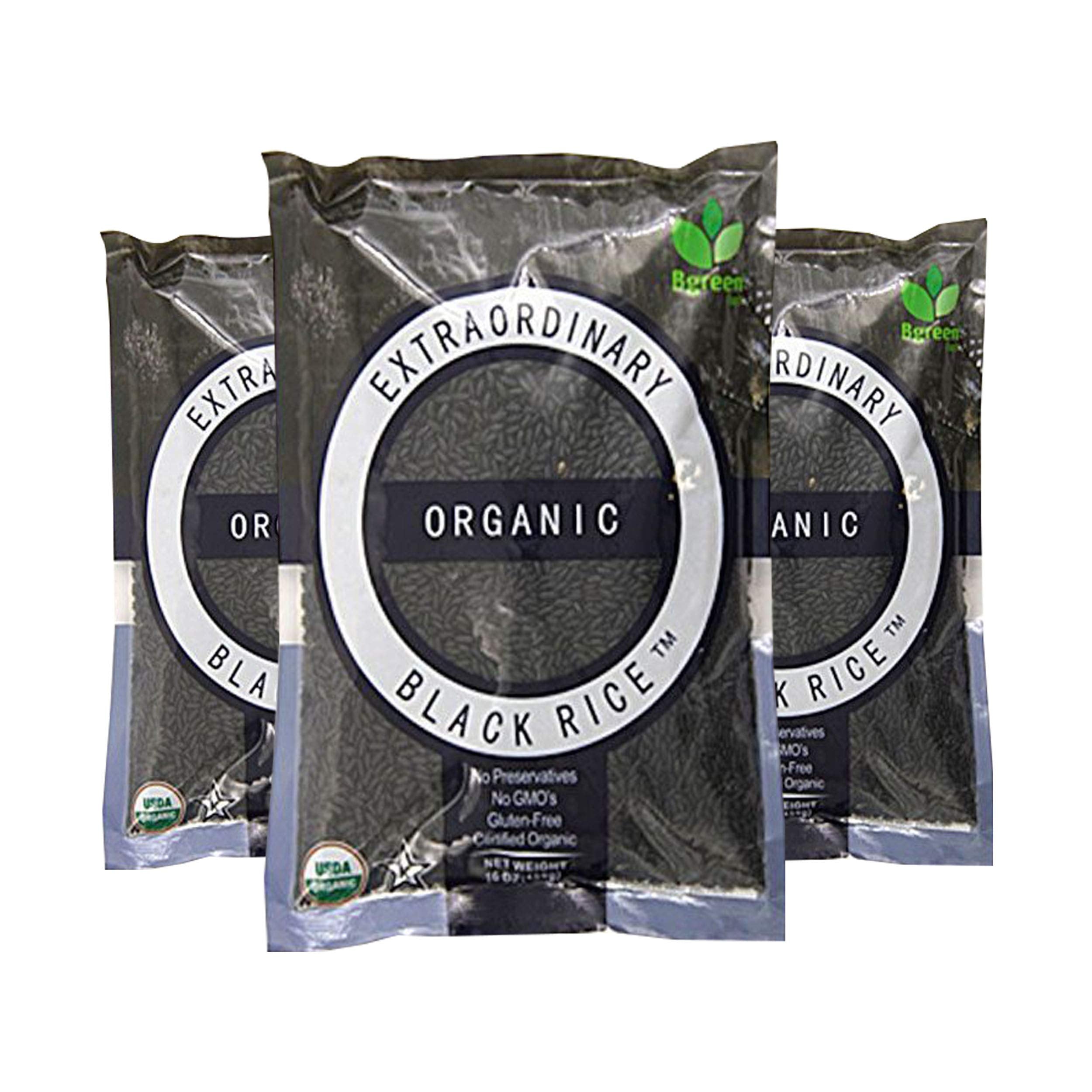 Bgreen front packaging showing three-pack and organic label, convenient supply