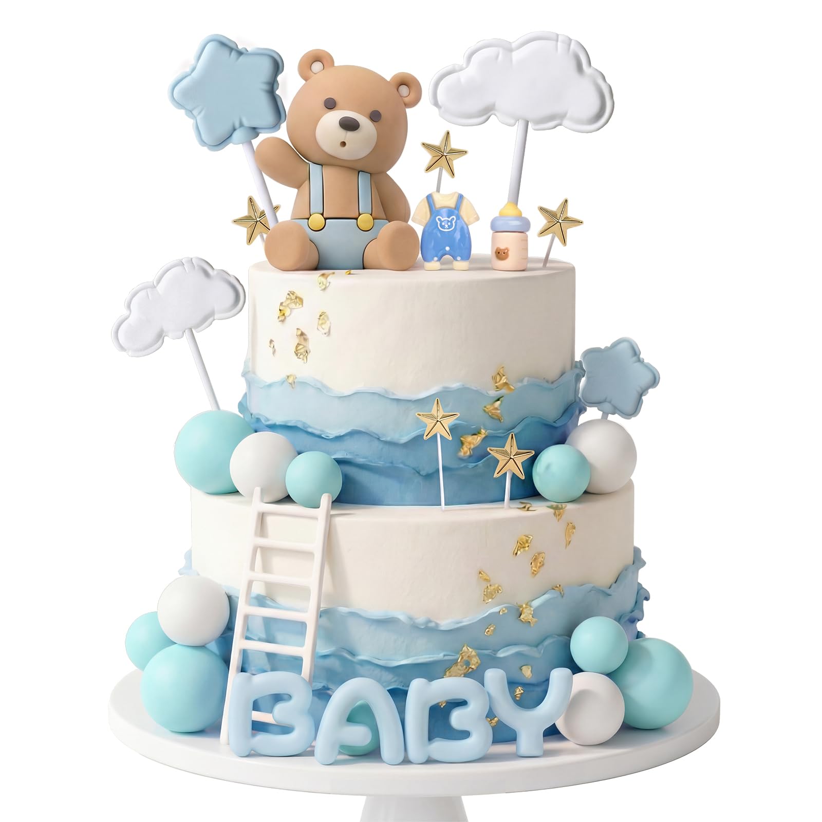 BHNKGZNA bear figure front view showing cute decoration and photo appeal