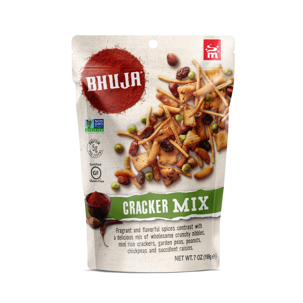 Bhuja front packaging showing 7-ounce bag and brand for easy identification