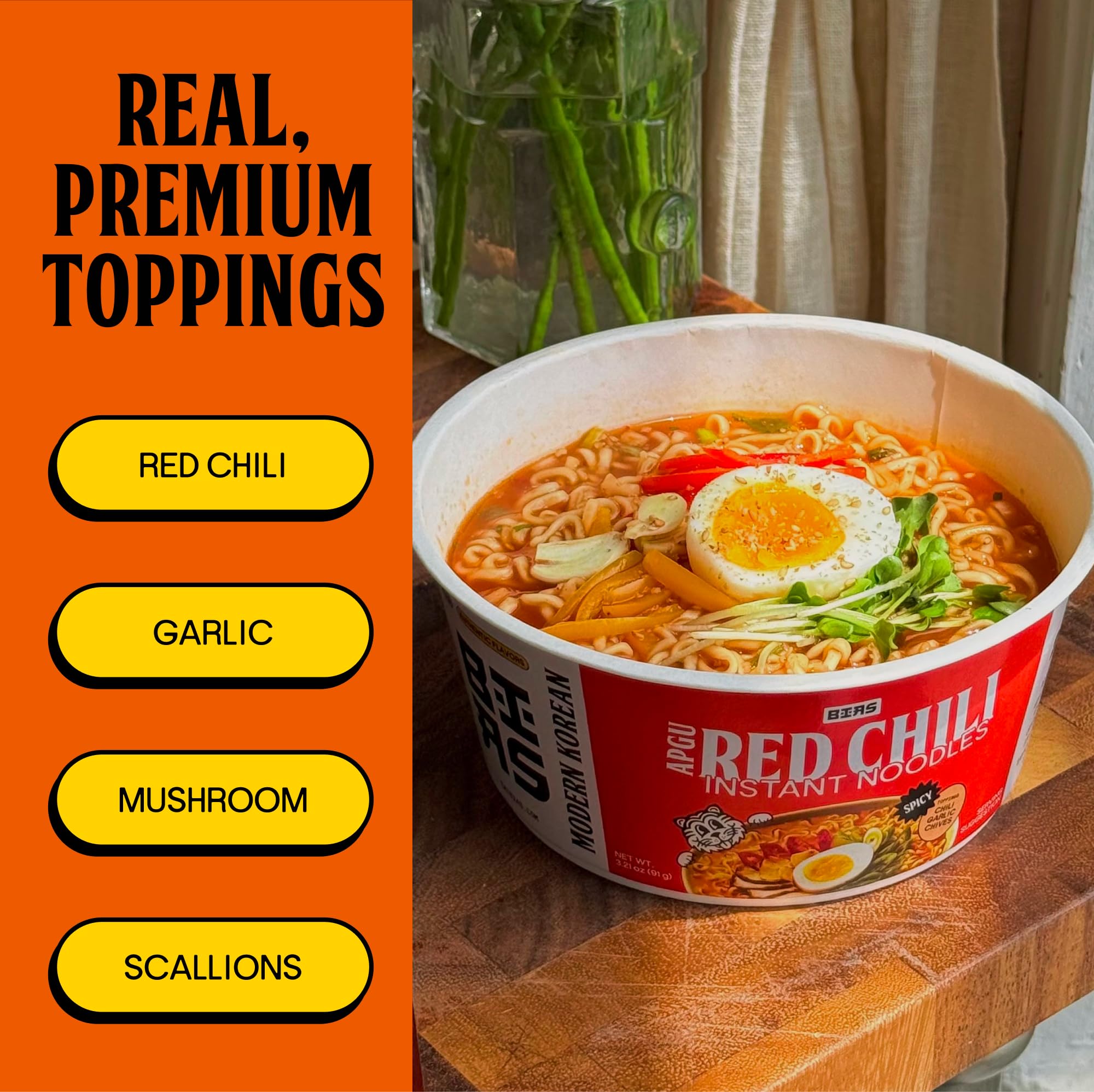 BIAS bowl held in hand to show serving size and portion scale