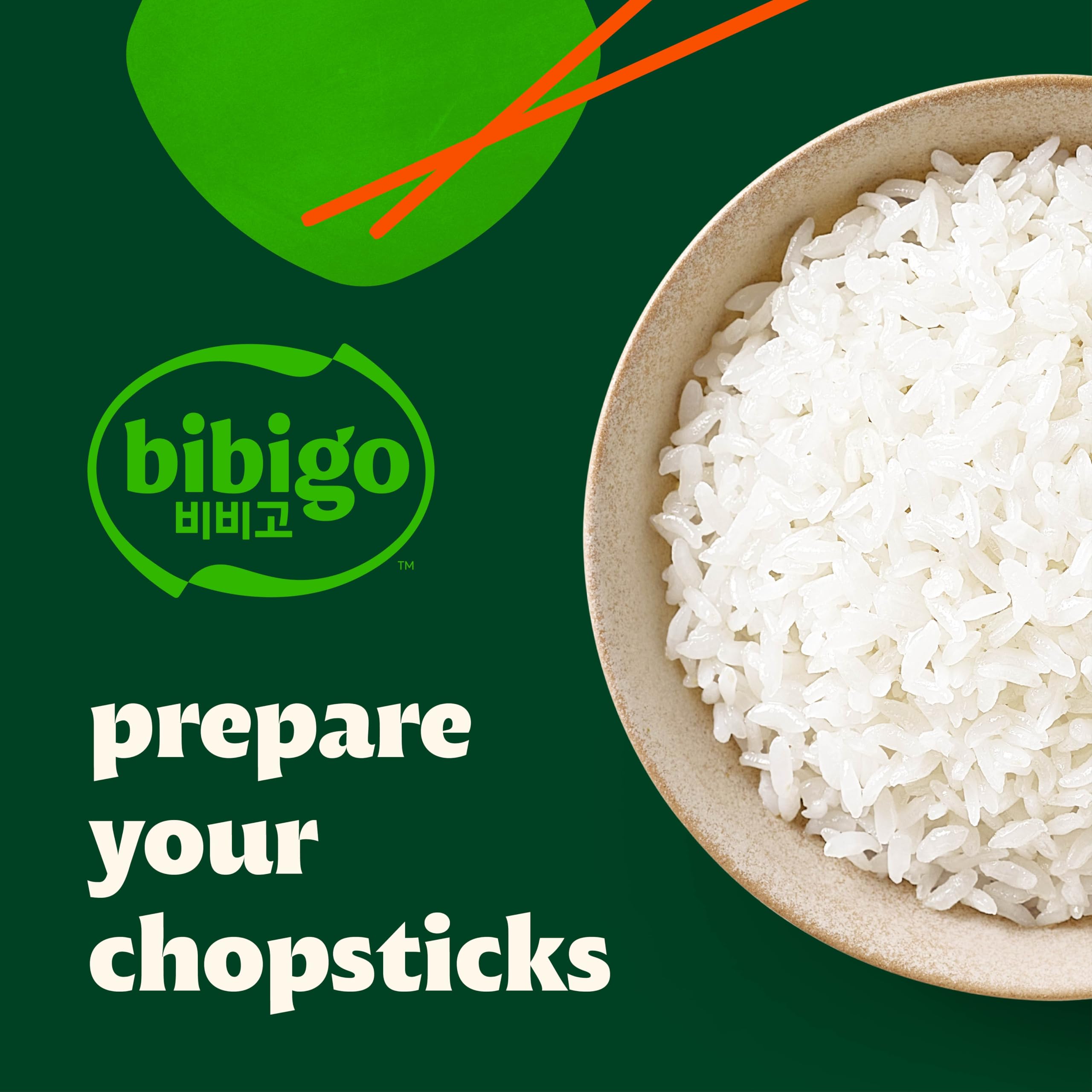bibigo bowl next to measuring spoon for clear portion-size reference