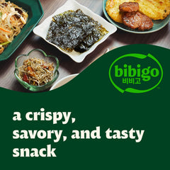 bibigo texture close-up highlighting glossy roasted sheen and appetizing crunch