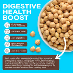 BIENA chickpeas sprinkled on salad adding protein and crunchy topping benefit