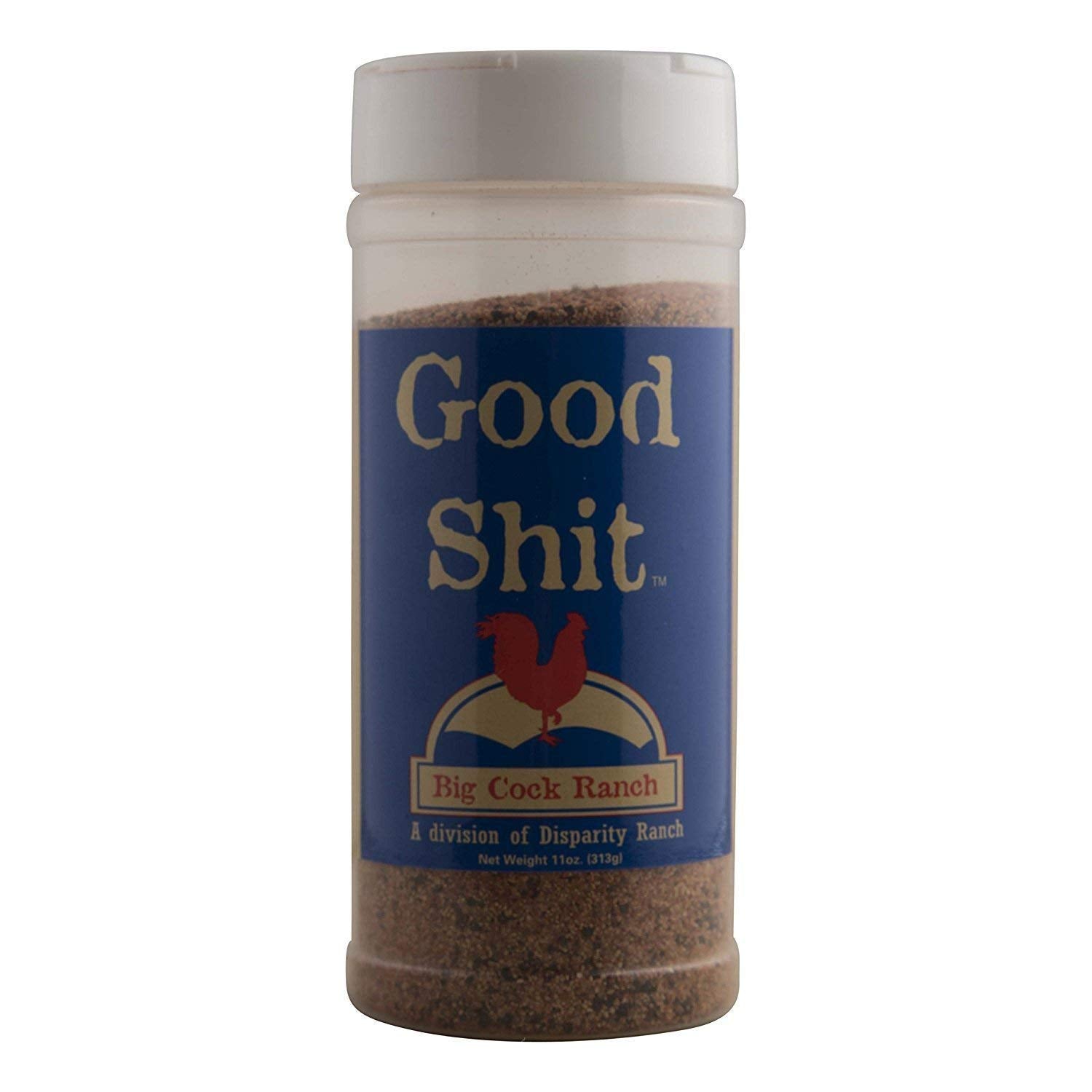 Big Cock Ranch bottle front label showing product and branding benefit: clear identification