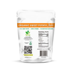 Big Green Organic Food close-up of stick texture highlighting crispness and natural sweetness
