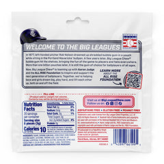 Close-up of Big League Chew shredded texture highlighting soft chew and consistent flavor