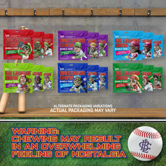 Big League Chew open pouch with shredded gum ready to chew, portioned for sharing