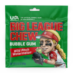 Big League Chew shredded gum texture close-up highlighting soft chew