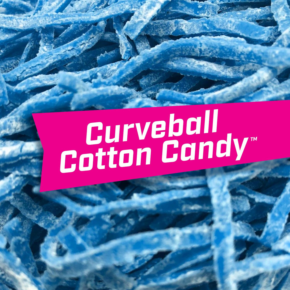 Bulk display of Big League Chew pouches ideal for concessions and fast restocking at events
