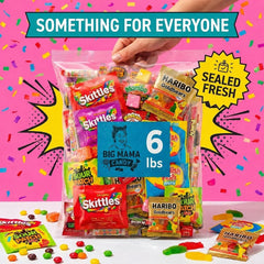 Big Mama Candy close-up gummies highlighting texture and bright fruit colors