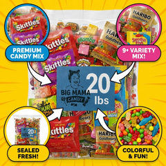Big Mama Candy individually wrapped detail demonstrating hygienic single-serve convenience