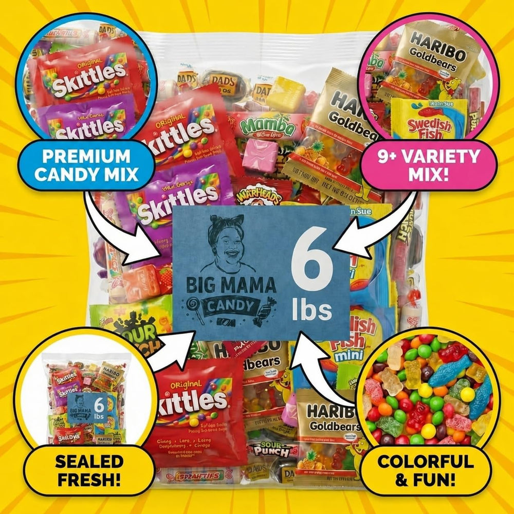 Big Mama Candy individually wrapped piece emphasizing hygienic handling and convenience