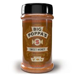 Big Poppa Smokers Double Secret rubbed steak close-up showing crust formation and bold beef flavor benefit