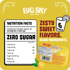 Big Sky open tin with visible mints for easy access and freshness