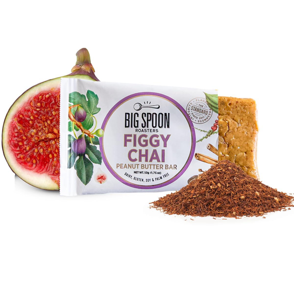 Big Spoon Roasters Cranberry Cashew bar held in hand for portable energy