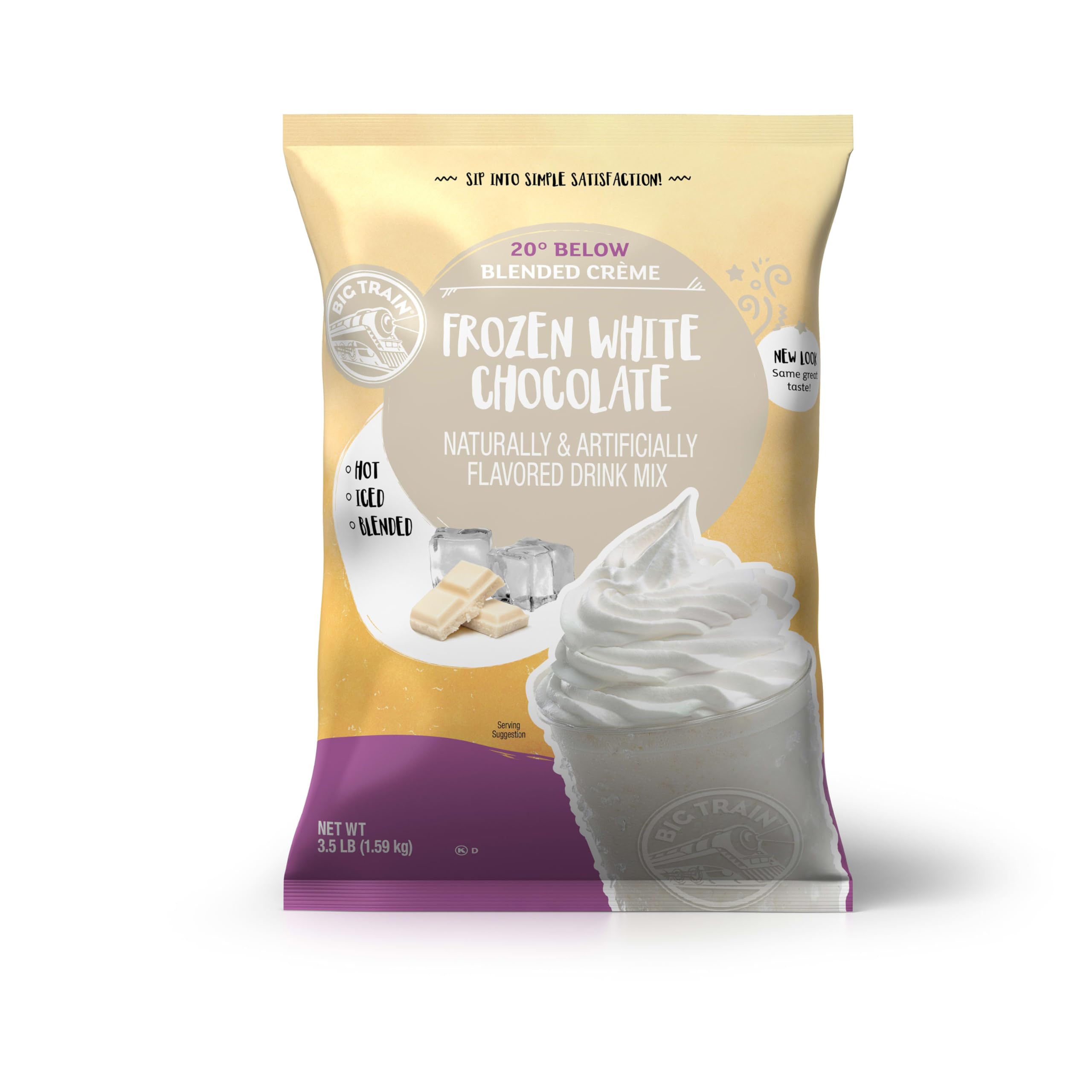 Big Train front packaging showing pouch and product name for easy identification and storage