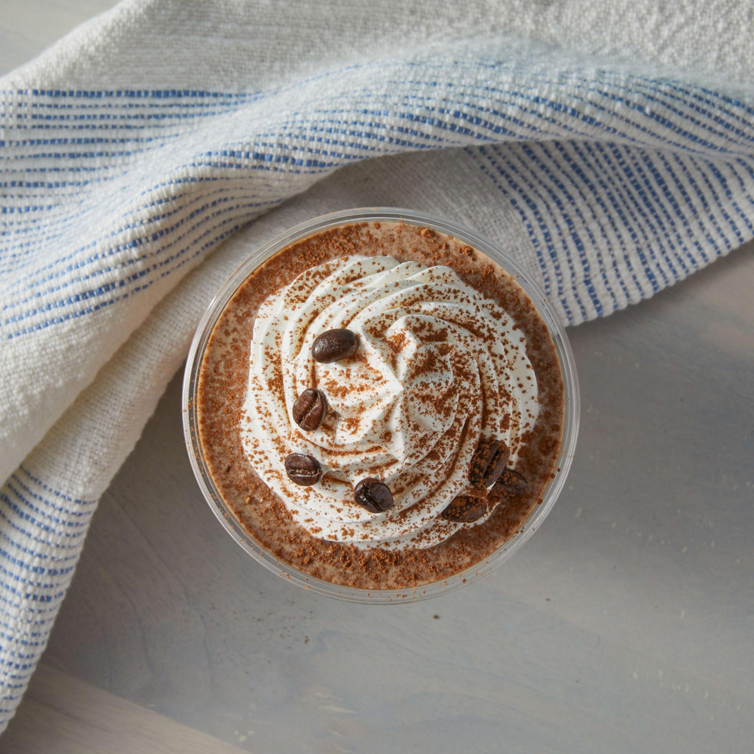 Big Train mocha on cafe counter demonstrating commercial readiness and consistency