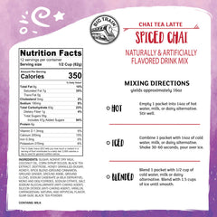 Big Train single-serve sachet close-up highlighting convenient portioning