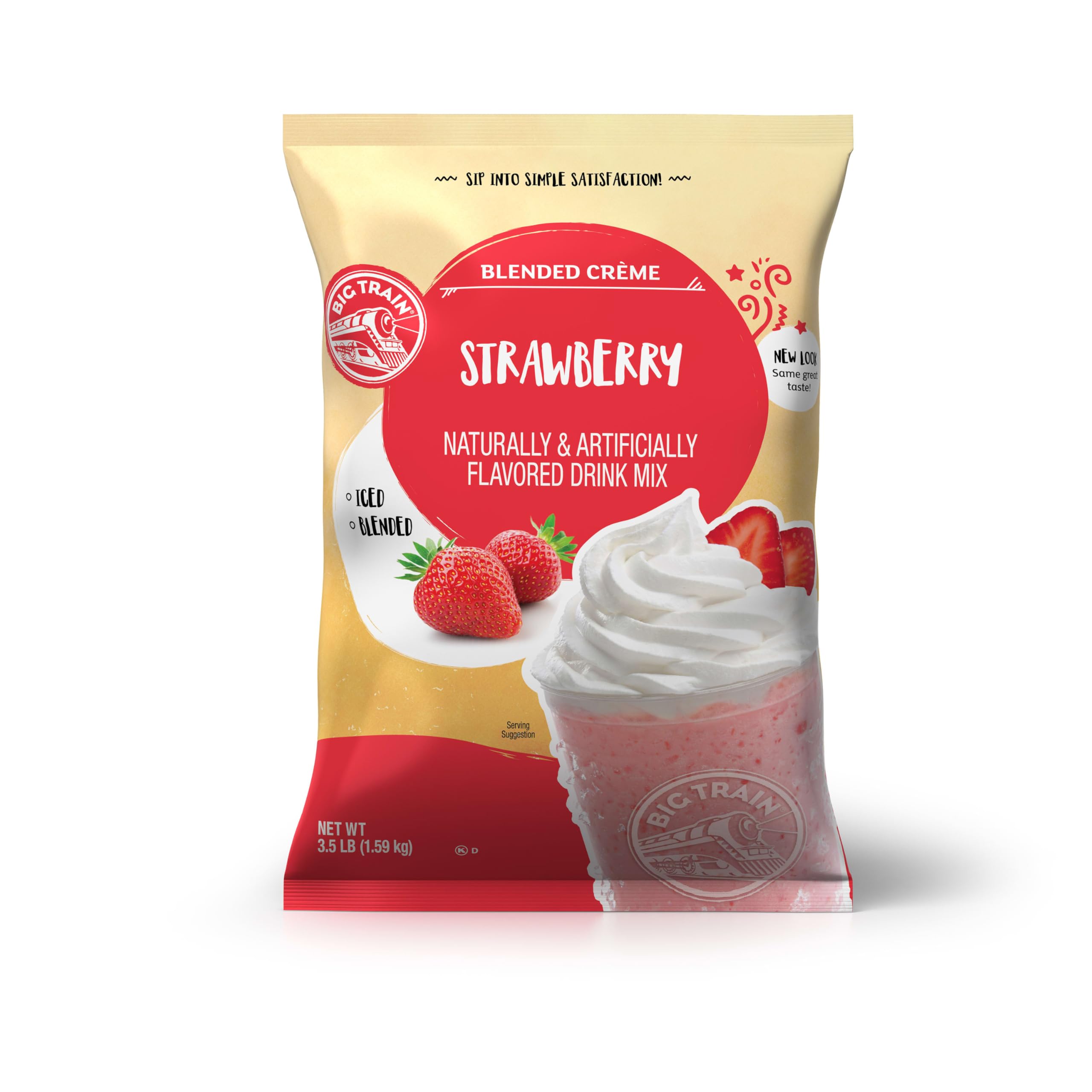 Big Train front pouch showing packaging and brand for quick identification