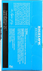 Bigelow brewed cup steaming with cinnamon and blackberry aroma for relaxation