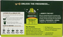 Bigelow tea brewed cup with steam showing clear peach aroma and smooth taste