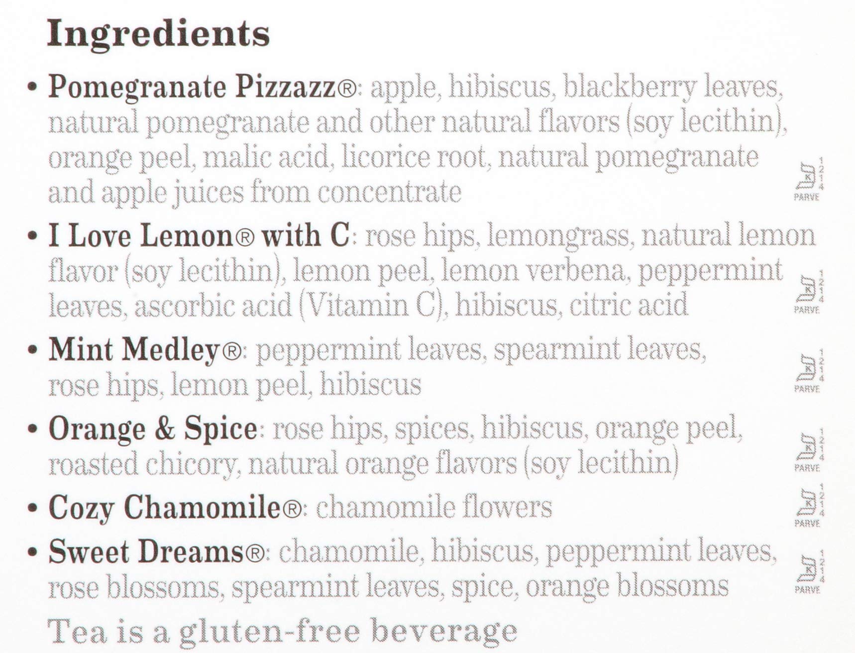 Bigelow arrangement of herbs and spices illustrating real ingredient quality