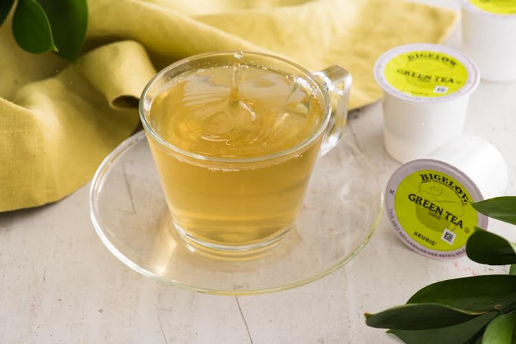 Bigelow single K-Cup pod close-up highlighting pod design and easy-use convenience