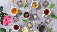 Bigelow Steep foil-wrapped tea bag close-up preserving freshness and aroma