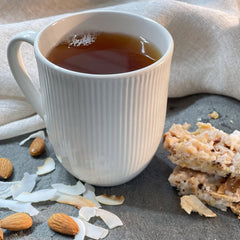 Bigelow foil-wrapped tea bag close-up preserving aroma and freshness