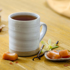 Bigelow close-up of tea bag texture and sealed parchment for freshness