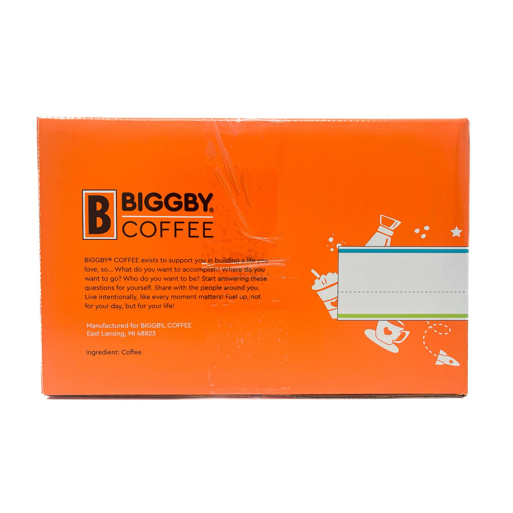 BIGGBY lifestyle kitchen setting showing everyday brewing ease