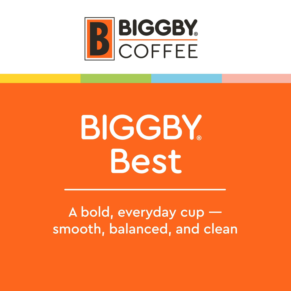 BIGGBY pod inside compatible brewer for quick convenient brewing