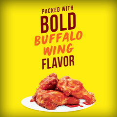 BIGS buffalo wing close-up of jumbo seeds and seasoning benefit: visible crunchy texture and flavor