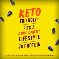BIGS buffalo wing nutrition label close-up showing macros and ingredients benefit: keto-friendly facts