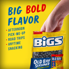 BIGS sunflower seeds served in a bowl ready to snack with savory benefit