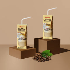 Binggrae carton held in hand, portable convenience for travel