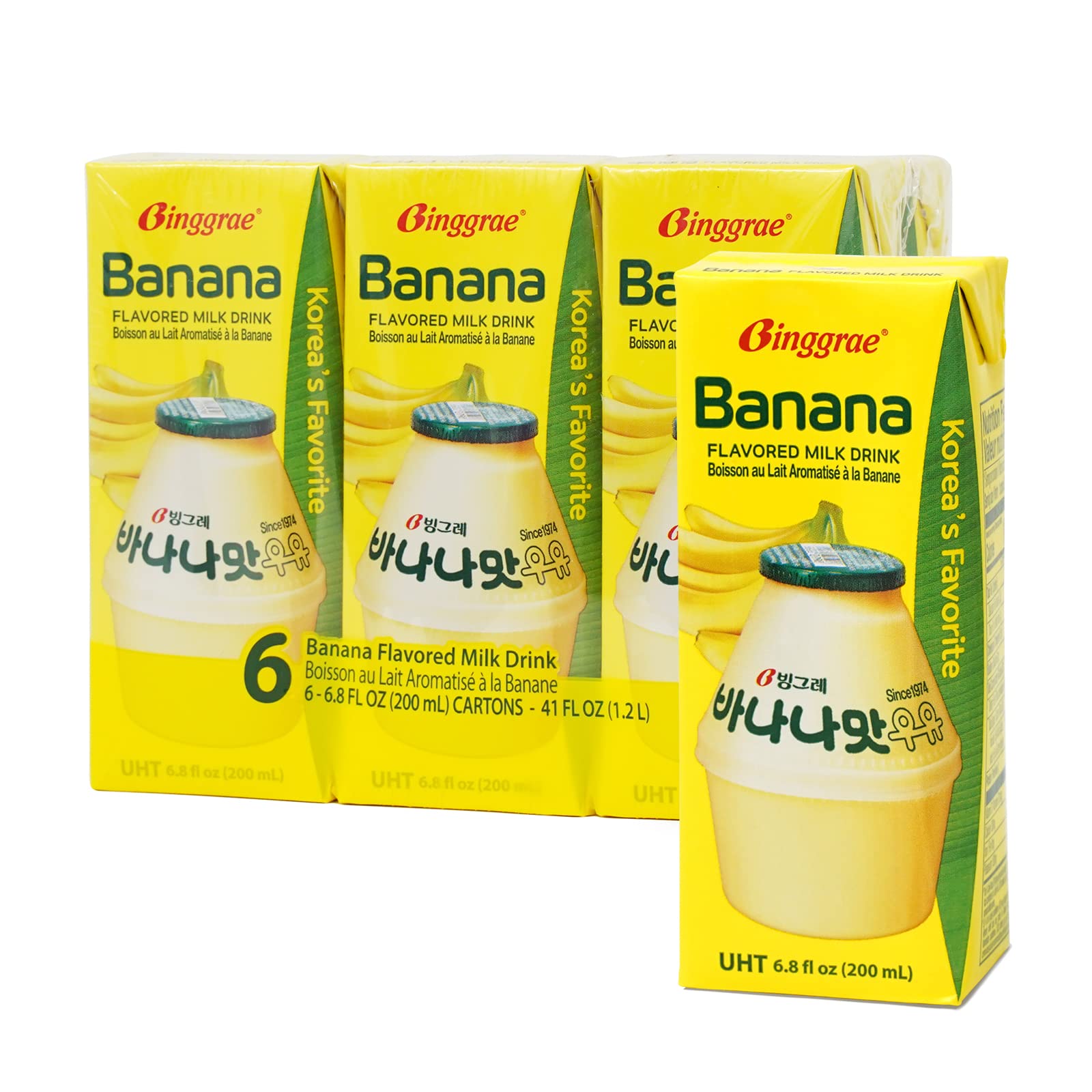 Binggrae front packaging showing carton and brand for easy selection
