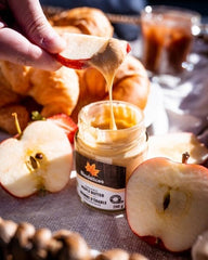 BIODELICES spread on toast in kitchen, illustrating easy everyday serving idea
