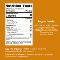 Biofoods Alusweet pouring onto pancakes for low-carb breakfast enjoyment