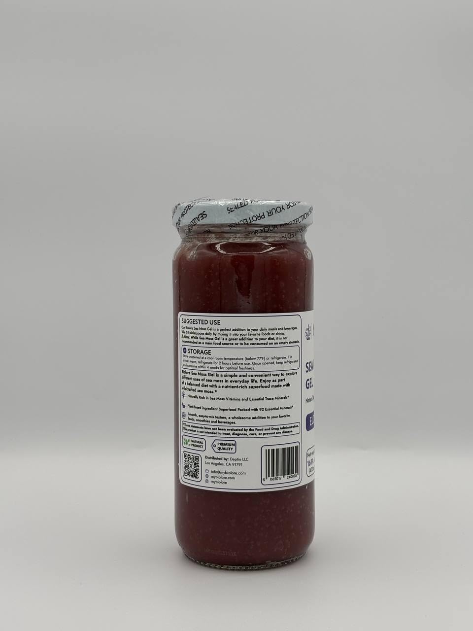 Biolore jar in fridge conveying proper storage and prolonged freshness