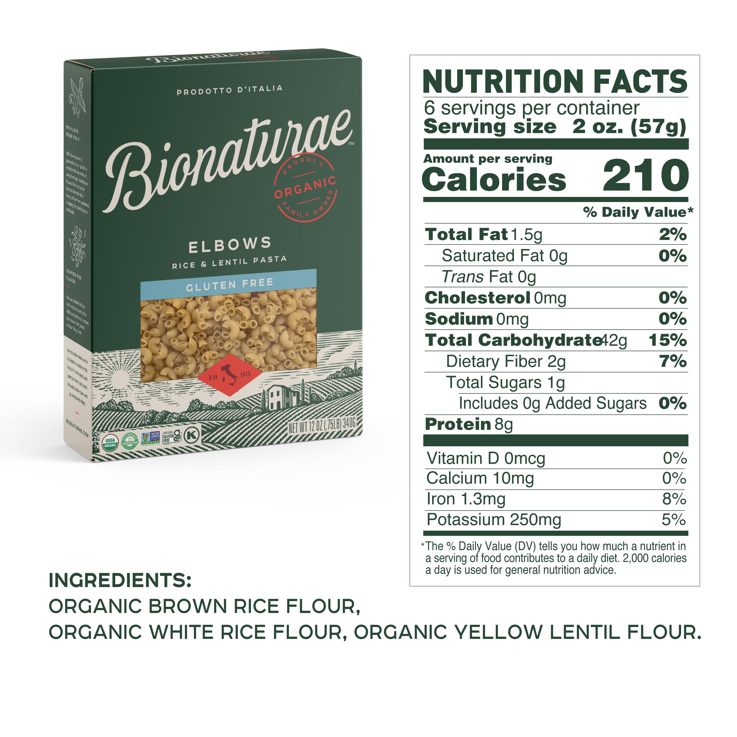 bionaturae cooked pasta in bowl demonstrating firm al dente bite benefit