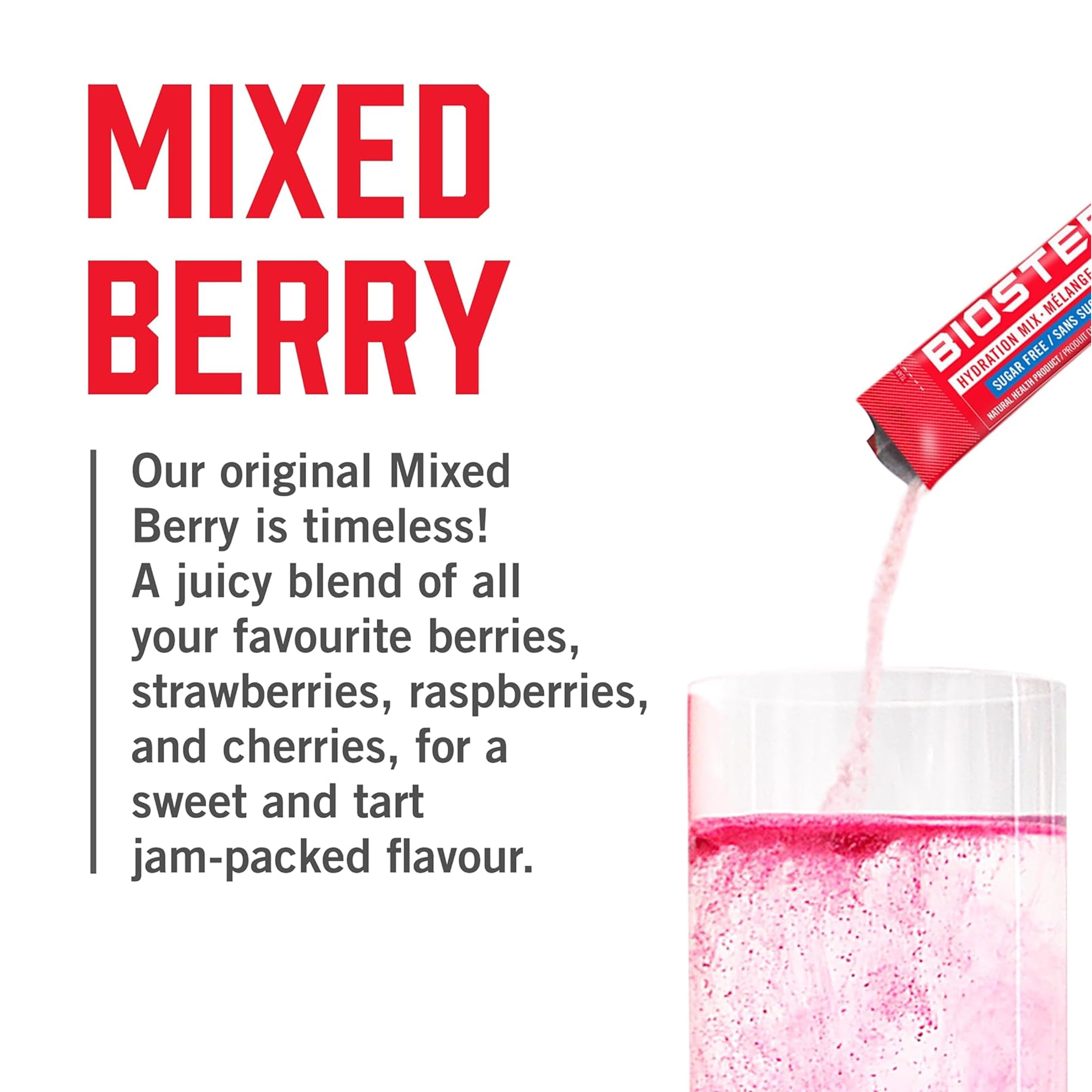 BIOSTEEL powder close-up texture highlighting fine mixable powder for fast dissolving