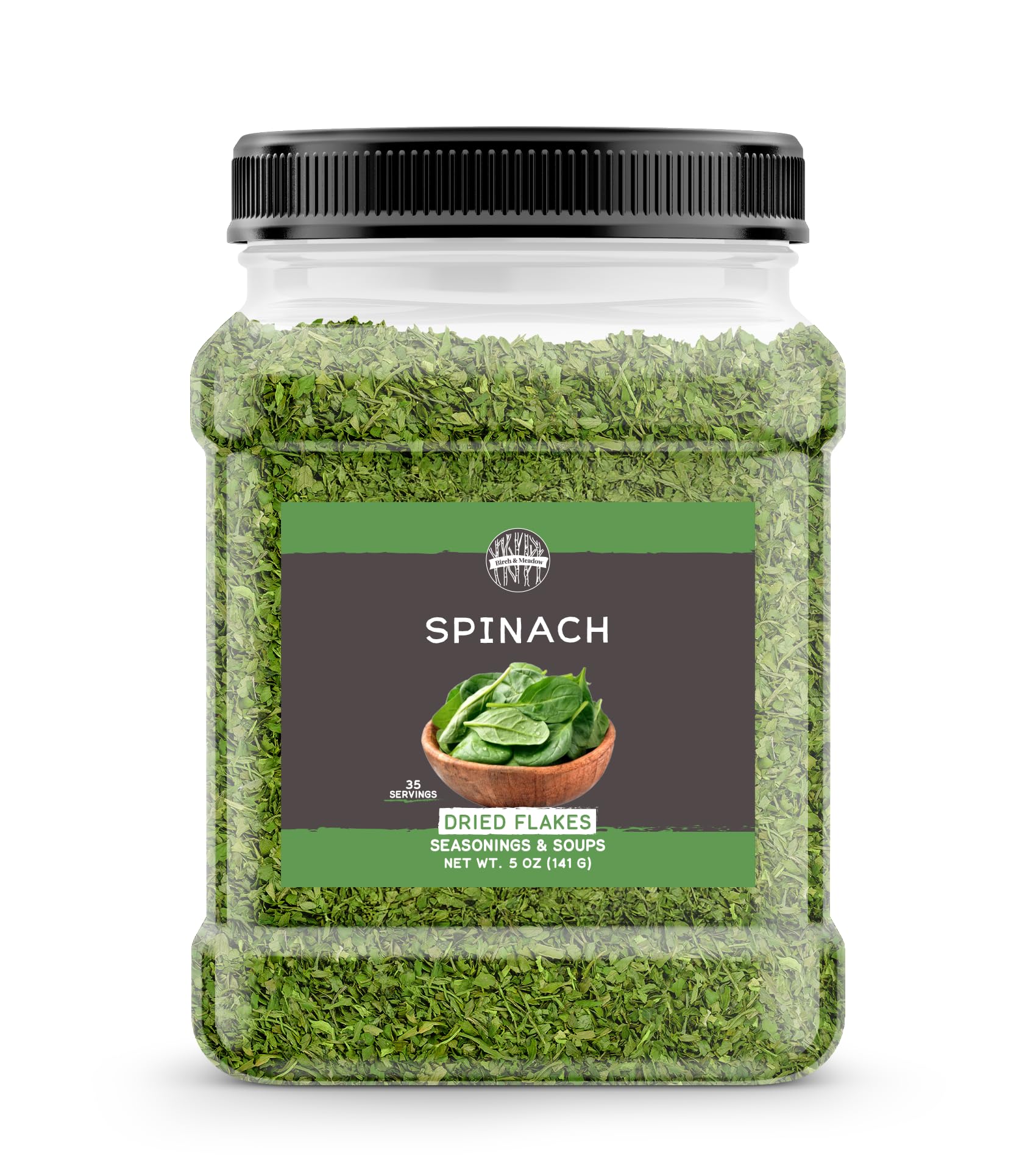 Birch & Meadow front packaging showing resealable jar and label benefit organization