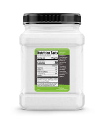 Birch & Meadow close-up of fine guar gum powder, smooth texture for easy blending