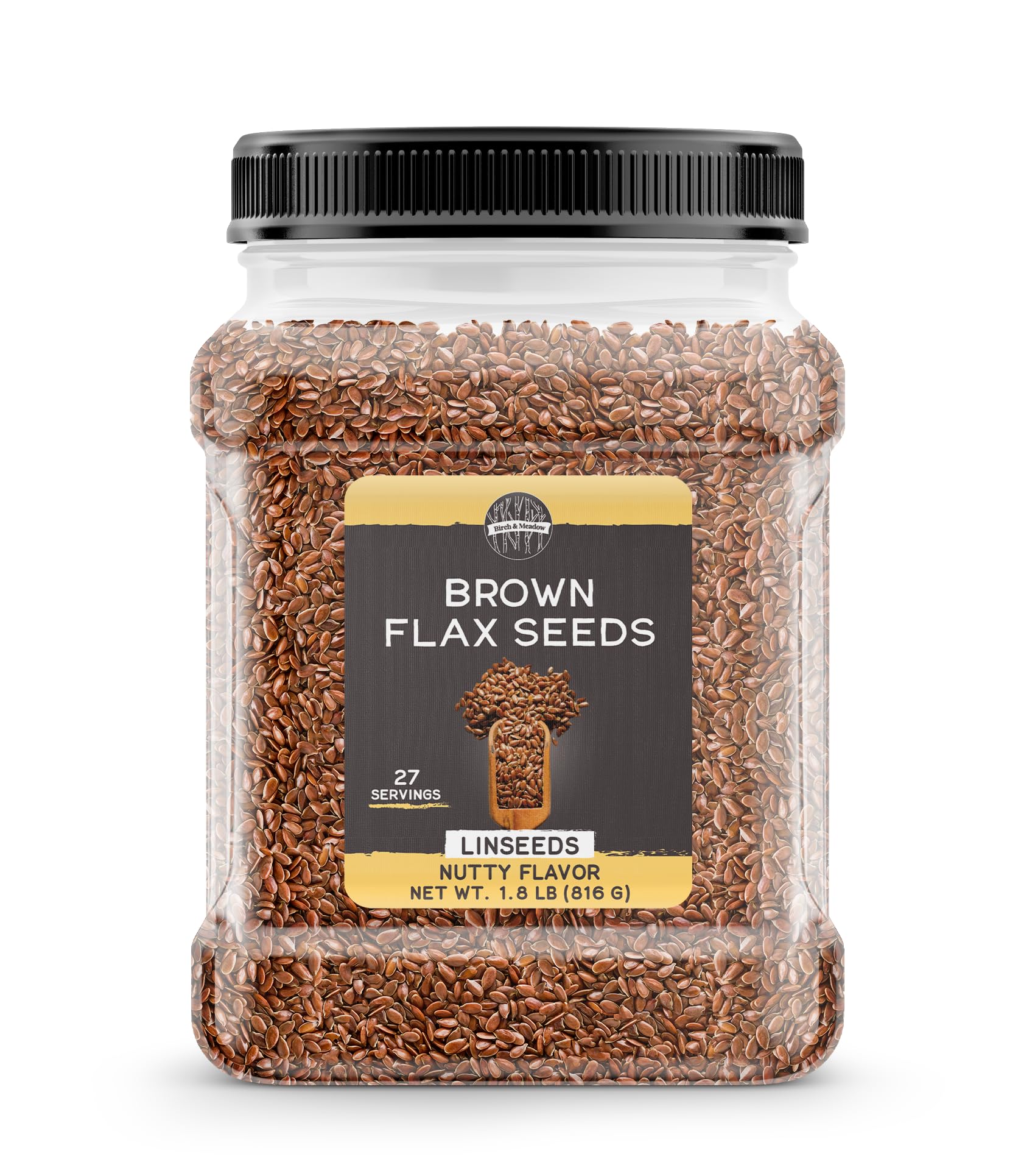 Birch & Meadow front packaging showing resealable bucket and product name for convenient storage