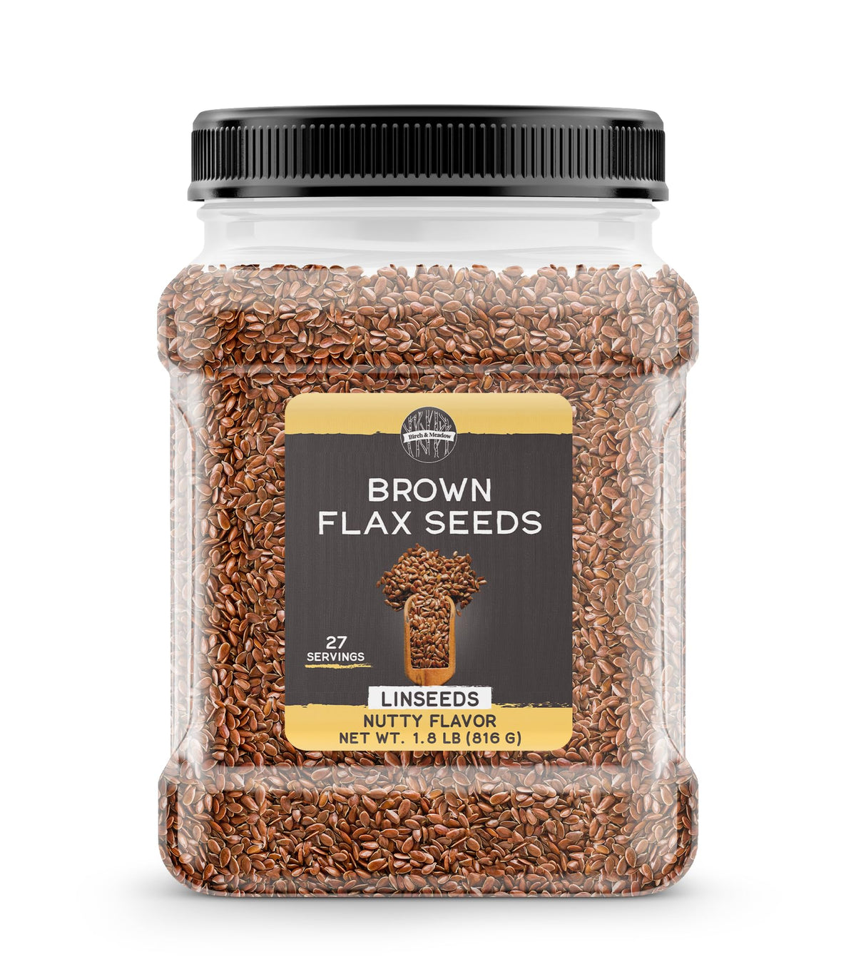 Birch & Meadow front packaging showing resealable bucket and product name for convenient storage