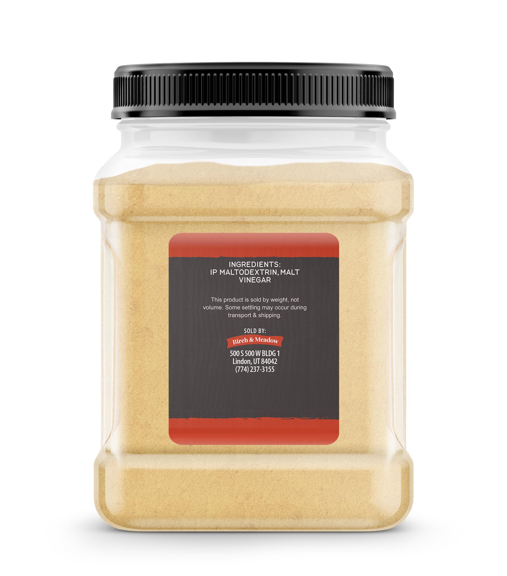 Birch & Meadow powder texture close-up highlighting fine granules and easy mixing benefit