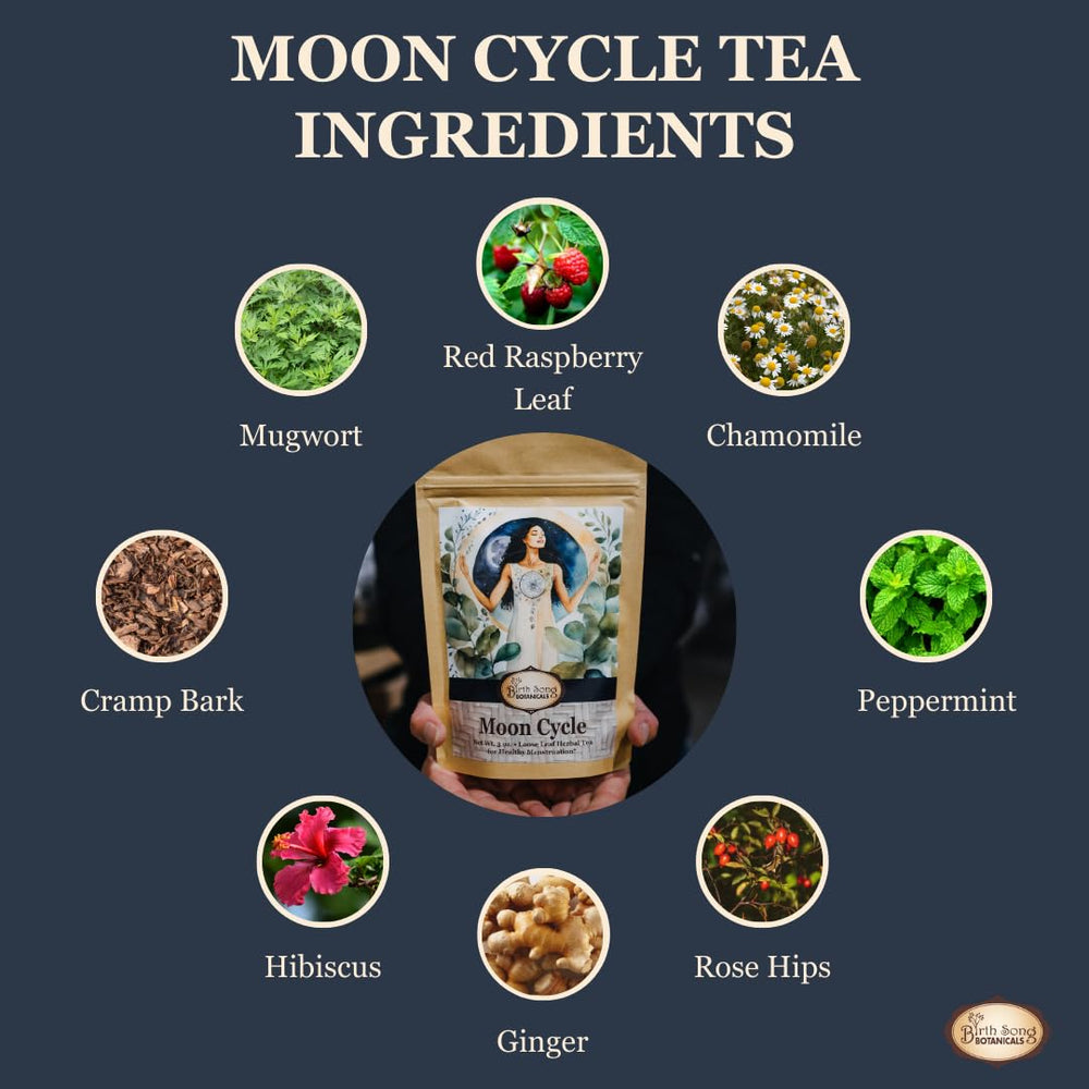 Birth Song Botanicals pouring loose-leaf tea into infuser demonstrating easy brewing