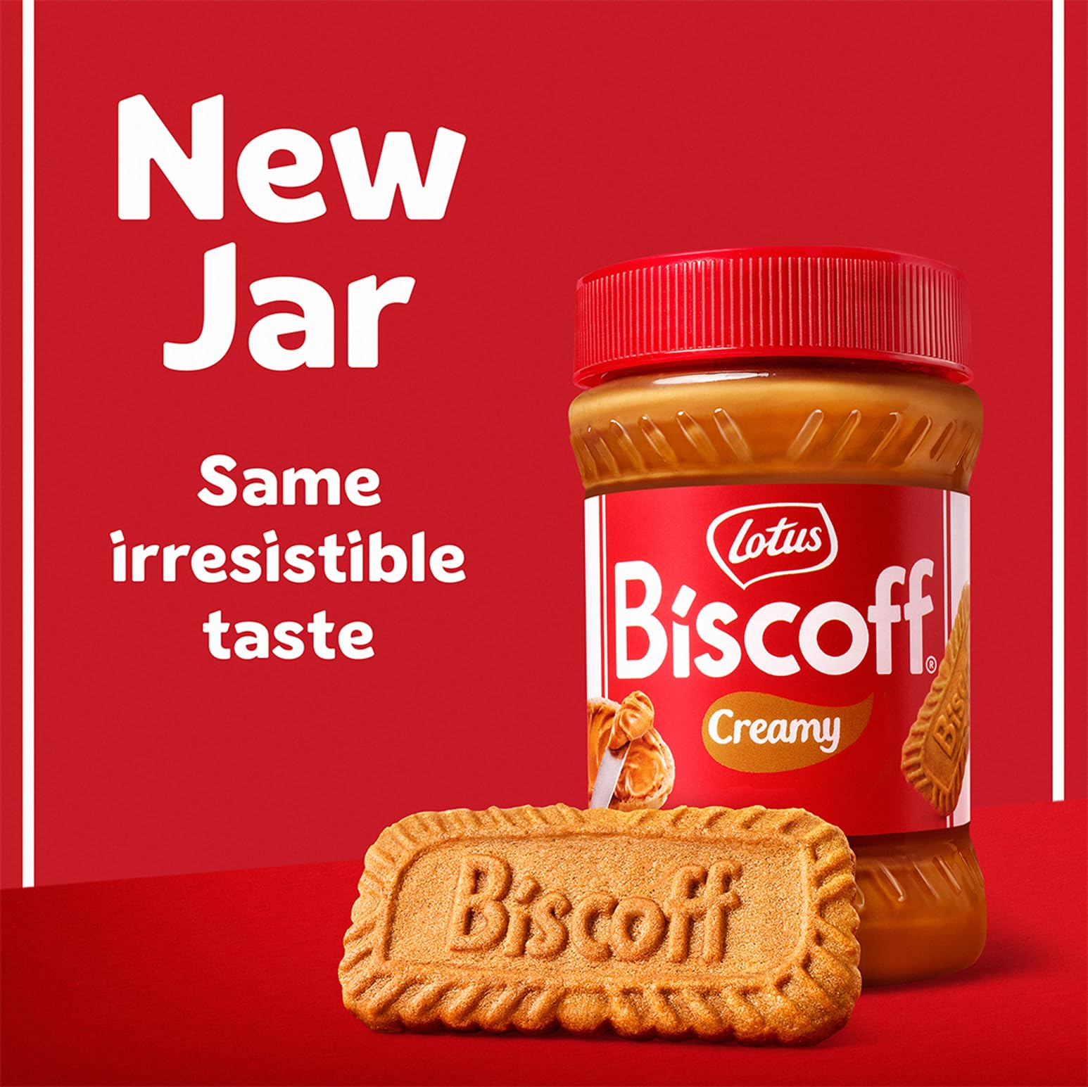 Biscoff jar among baking ingredients showing versatility in recipes