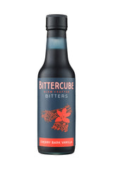 Bittercube front bottle shot showing 5 fl oz amber glass and cap for shelf-ready presentation